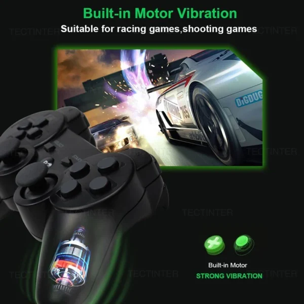 Mando inalámbrico con Bluetooth para SONY PS3, Joystick para PlayStation 3, control de seis ejes para PC - Imagen 2