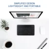 Teclado Bluetooth Delgado inalámbrico tailandés, teclado portátil recargable para viaje, IOS, Android, Windows, PC, Macbook, tableta - Imagen 2