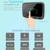 QWERTY-teclado Virtual de gran tamaño, Panel táctil inalámbrico de 5,3 pulgadas, 2,4 GHz, retroiluminación para Android, Google TV Box, portátil y tableta - Imagen 6
