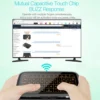 QWERTY-teclado Virtual de gran tamaño, Panel táctil inalámbrico de 5,3 pulgadas, 2,4 GHz, retroiluminación para Android, Google TV Box, portátil y tableta - Imagen 5