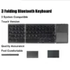 Teclado plegable inalámbrico con Bluetooth, miniteclado con panel táctil para Windows, Android, IOS, teléfono, Botón multifunción - Imagen 6