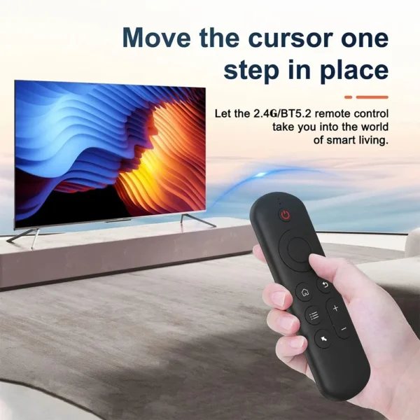 Miniteclado inalámbrico M5 con Bluetooth 5,2, mando a distancia de 2,4G, 7 colores, retroiluminado, Air Mouse, para Android, Smart TV Box, Mac Os, Linux - Imagen 3