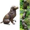 Estatua de Springer Spaniel para decoración de jardín, escultura de perro de Animal de resina para patio, césped, adorno decorativo para exteriores - Imagen 2