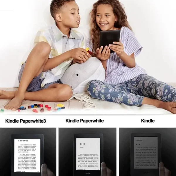 Original Kindle 8th Kindle 6 4GB registrable E-Book Kindle6 lector pantalla táctil Ebook sin retroiluminación e-ink pantalla de tinta de 6 pulgadas - Imagen 6