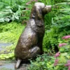 Estatua de Springer Spaniel para decoración de jardín, escultura de perro de Animal de resina para patio, césped, adorno decorativo para exteriores