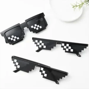 Очки Gafas De Sol De mosaico Cool Party Vintage Shades Gafas para hombres Gafas De Sol pixeladas Negro Gafas divertidas para mujeres Gafas De Sol