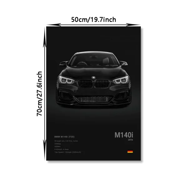 Coches famosos M5 918 GT3, lienzo, arte de pared, póster impreso G63 STO SLS, Mural decorativo, decoración moderna para el hogar, regalo de cumpleaños sin marco - Imagen 4