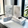 Ganchos de libros falsos de moda de lujo, mesa de centro decorativa Matisse, caja de almacenamiento, estantería, decoración estética para el hogar para dormitorio - Image 5