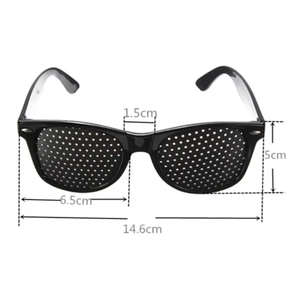 Gafas correctoras antifatiga para el cuidado de la visión, gafas estenopeicas con orificio estenopeico, protección ocular para hombres y mujeres - Imagen 4