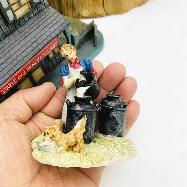 Mesa de arena para muñeca en miniatura, decoración de jardinería, bonsái artesanal, artículos de decoración, regalos artesanales, escritorio, decoración de escultura de jardín al aire libre - Imagen 4