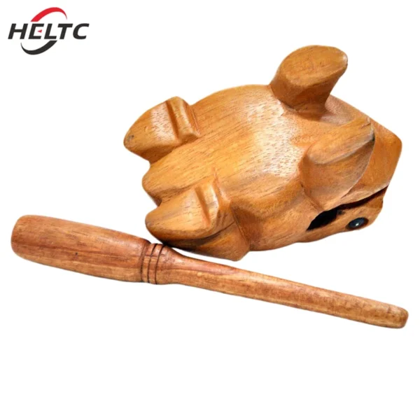Artesanía tradicional Tailandesa de madera de piezas, instrumento Musical de la suerte, decoración de escritorio de oficina en casa, rana de la suerte, 1 unidad - Imagen 4