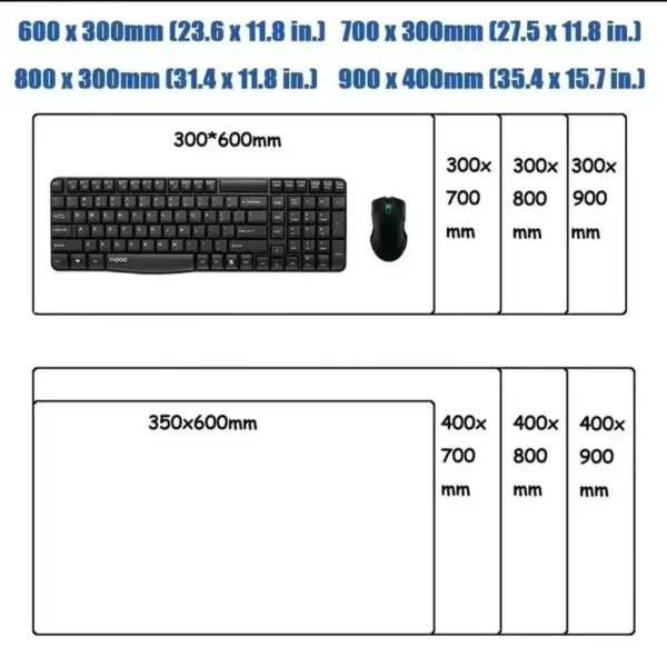 Alfombrillas de ratón de Anime Asus Rog Mause Pad, alfombrilla de escritorio para ordenador de juegos, accesorios para Pc, alfombrilla de ratón para Gamer, alfombrilla de goma de velocidad - Imagen 6