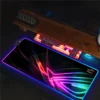 Alfombrilla de ratón Asus de dibujos animados, alfombrilla de ratón LED para juegos, alfombrillas de ratón de 900x400, alfombrillas de mesa para PC, alfombrilla de escritorio de oficina, alfombrillas para teclado RGB XXL