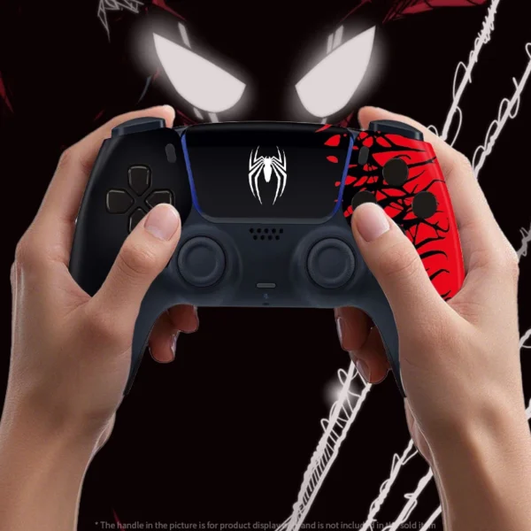 Araña limitada para controlador PS5, carcasa para panel táctil, cubierta de mando, placas delanteras y traseras de repuesto, funda con mango para BDM-010/020/030 - Imagen 5
