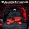 Araña limitada para controlador PS5, carcasa para panel táctil, cubierta de mando, placas delanteras y traseras de repuesto, funda con mango para BDM-010/020/030