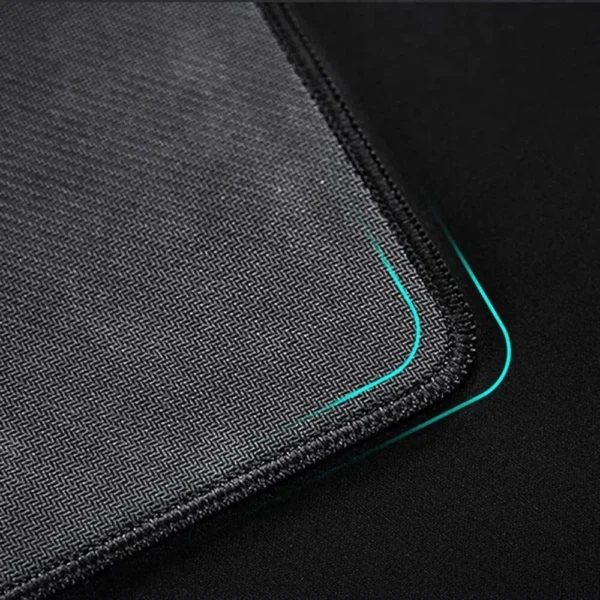 Alfombrilla de escritorio de gran tamaño, alfombrilla de ratón overlock de 900x400mm xxl, alfombrilla de escritorio para teclado, alfombrilla de ratón para juegos de serie gris, accesorios de ordenador - Imagen 4