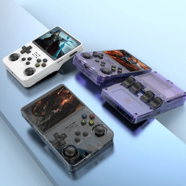 Consola de videojuegos portátil Retro R36S, sistema Linux, pantalla IPS de 3,5 pulgadas, reproductor de vídeo de bolsillo, R35S, 64GB de juegos - Imagen 5
