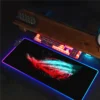 Alfombrilla de ratón Asus de dibujos animados, alfombrilla de ratón LED para juegos, alfombrillas de ratón de 900x400, alfombrillas de mesa para PC, alfombrilla de escritorio de oficina, alfombrillas para teclado RGB XXL - Imagen 5