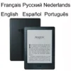 Original Kindle 8th Kindle 6 4GB registrable E-Book Kindle6 lector pantalla táctil Ebook sin retroiluminación e-ink pantalla de tinta de 6 pulgadas