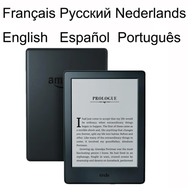 Original Kindle 8th Kindle 6 4GB registrable E-Book Kindle6 lector pantalla táctil Ebook sin retroiluminación e-ink pantalla de tinta de 6 pulgadas