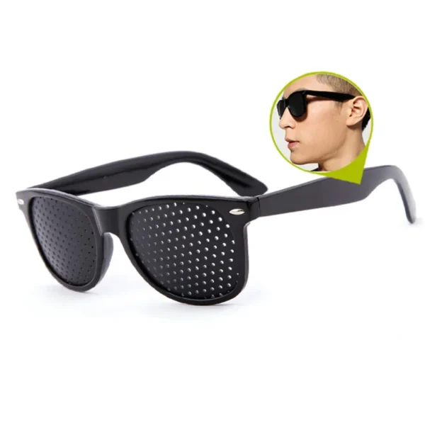 Gafas correctoras antifatiga para el cuidado de la visión, gafas estenopeicas con orificio estenopeico, protección ocular para hombres y mujeres - Imagen 3