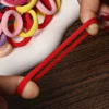 50/100 Uds. Bandas para el cabello para niños, coleteros de nailon coloridos, lazos para el cabello, banda de goma, ligas elásticas para el cabello para niños, accesorios para el cabello para niñas - Imagen 6