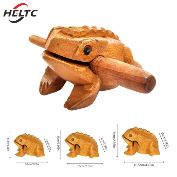 Artesanía tradicional Tailandesa de madera de piezas, instrumento Musical de la suerte, decoración de escritorio de oficina en casa, rana de la suerte, 1 unidad