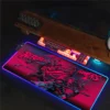 Alfombrilla de ratón Asus de dibujos animados, alfombrilla de ratón LED para juegos, alfombrillas de ratón de 900x400, alfombrillas de mesa para PC, alfombrilla de escritorio de oficina, alfombrillas para teclado RGB XXL - Imagen 4