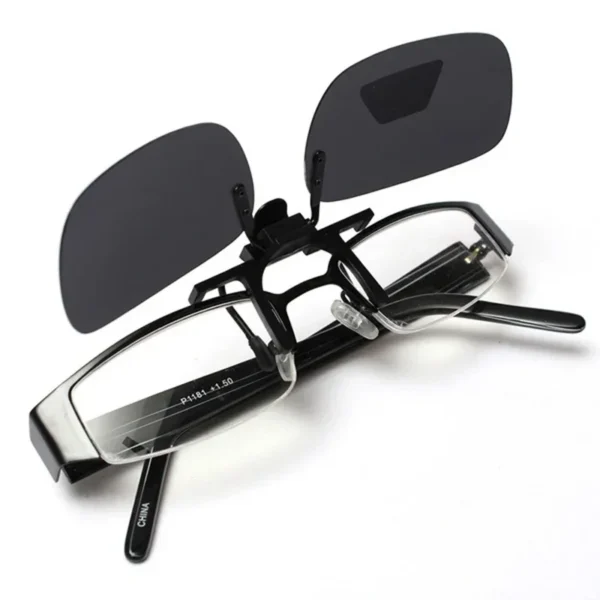 Gafas de sol polarizadas con Clip, protección UV400, gafas con Clip para conducir, para pescar, gafas de visión nocturna, gafas de sol para hombre - Imagen 3