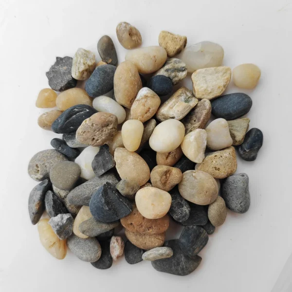 Paquetes pequeños de 100g, guijarros, macetas de jardinería decoradas con piedras, piedras para pecera