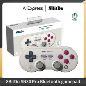 Controlador de juegos inalámbrico Bluetooth 8Bitdo SN30 Pro con efecto Hall para Switch MacOS Android Raspberry Pi Windows Steam