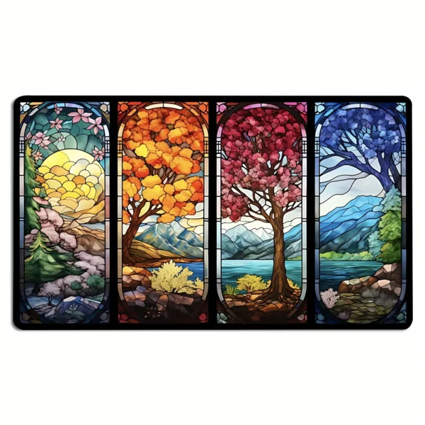 Magic Gathering-alfombrillas para juegos MTG TCG CCG, alfombrilla para mesa de juegos de cartas coleccionables, área de reglas, alfombrilla de ratón de goma, accesorios para jugadores de fiesta XXL - Imagen 2