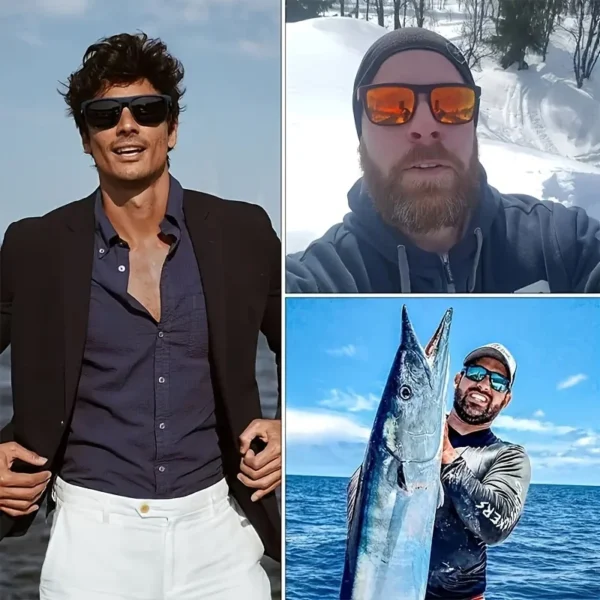 2 uds gafas de sol polarizadas cuadradas gafas de sol antideslumbrantes para fiesta de verano vacaciones viajes conducción pesca - Imagen 6