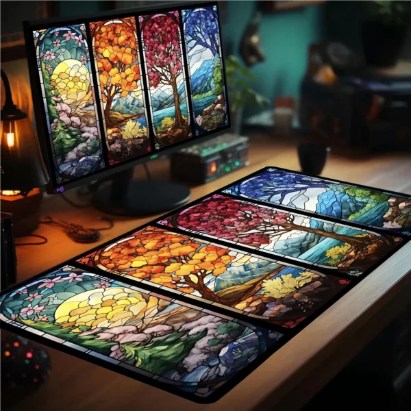 Magic Gathering-alfombrillas para juegos MTG TCG CCG, alfombrilla para mesa de juegos de cartas coleccionables, área de reglas, alfombrilla de ratón de goma, accesorios para jugadores de fiesta XXL