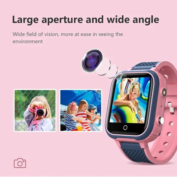 LT21 4G Smart Watch Kids GPS WIFI Video Call SOS IP67 Waterproof Child Smartwatch Camera Monitor Tracker Location Phone Watch - Imagen 6