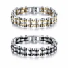 Stainless Steel Biker Chain Bracelet Mens Bracelet Link Chain Motorcycle Bicycle Style Bracelets Fashion Punk Bangles Jewelry