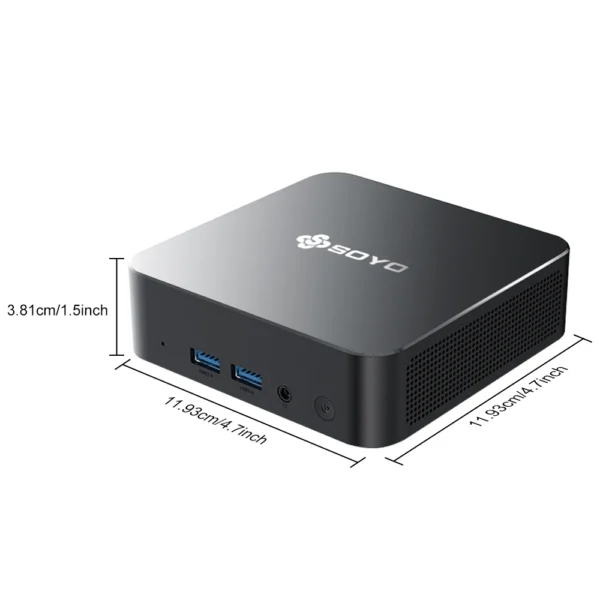 SOYO M4 PRO Mini PC Intel Twin Lake N150 Mini PC Computer PC Win11 Pro Mini PC DDR4 16GB RAM 512GB ROM WiFi6 BT5.2 Desktop - Imagen 5