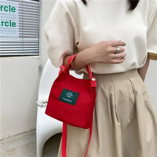 New Mini Women's Bag Canvas Handbags Small Cloth Shoulder Crossbody Bags for Women Ladies Purse Phone Sac A Main Femme Bolsas