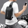 Men Anti Theft Chest Bag Shoulder Bags USB Charging Crossbody Package School Short Trip Messengers Bags Men's Oxford Sling Pack - Imagen 3