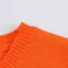 TRAFSHE Cropped Women Sweaters Ruffle Vest Knit Clothing Sleeveless Pullover Tops Outerwears Knitwear Women's Vest - Image 3