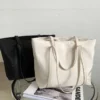 Simple Shoulder Bag Handbag Oxford Top Handle Totes Female Large Capacity Shopping Street Zipper Bags for Women Handbag Tote Bag - Imagen 3