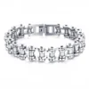 Stainless Steel Biker Chain Bracelet Mens Bracelet Link Chain Motorcycle Bicycle Style Bracelets Fashion Punk Bangles Jewelry - Image 3