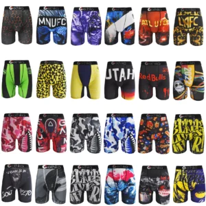 ETHIKA 1Pcs Sexy Underwear Boxers Fashion Print Underpants Male Boxers Men's Panties Plus Size Man Boxer Briefs Men Boxershorts