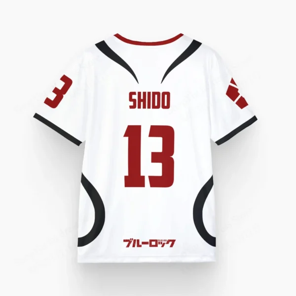 Mens Anime Jersey Blue Lock Sae Itoshi Role Playing 3d Print T-shirt Men Women Fashion Oversized Short Sleeve T shirt Breathable - Imagen 3