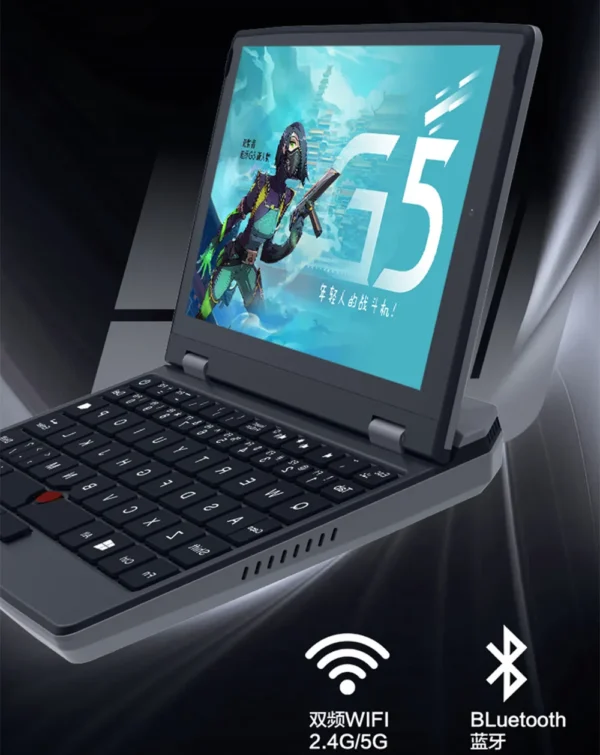 7 Inch Mini Laptop Intel N100 Notebook IPS Touch Screen Portable Netbook Win 11 Pro Mini PC Micro Computer BT 4.2 16G 128GB - Imagen 3