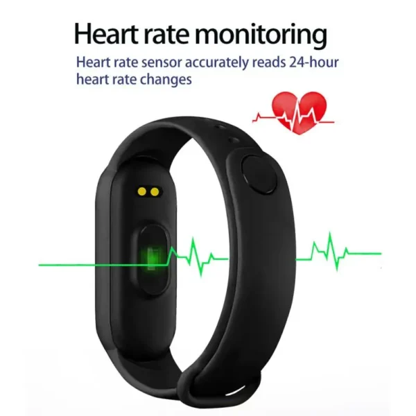 M6 Smart Watch Men Women Fitness Smart Bracelet Sports Band Heart Rate Blood Pressure Monitor Waterproof Multi-function Watches - Imagen 5