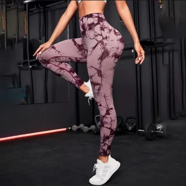 Women Yoga Pants Sport Leggings Seamless High Waist Push Up Woman Tights Fitness Workout Leggins Gym Clothing - Imagen 4