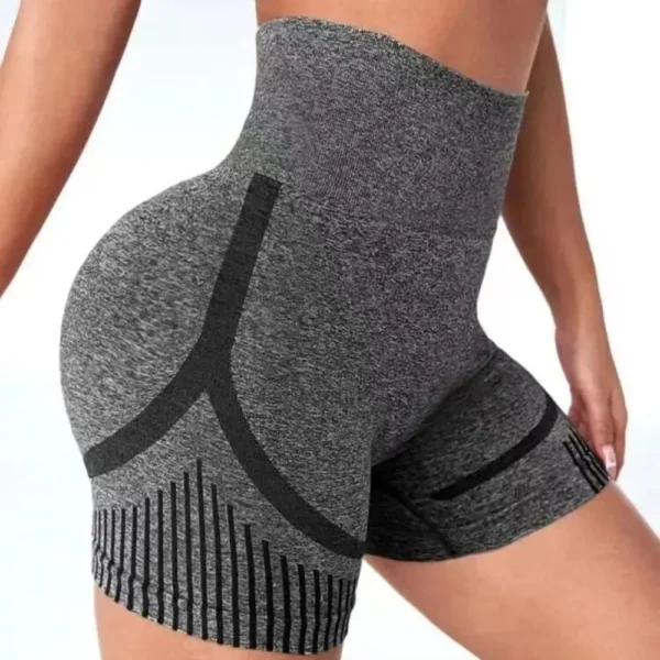 Women Yoga Shorts High Waist Workout Shorts Fitness Yoga Lift Butt Fitness Ladies Yoga Gym Running Short Pants Sportswear - Imagen 2