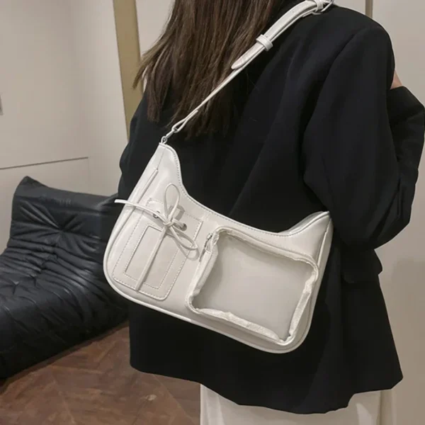 Y2k Harajuku Shoulder Bag Women Korean Transparent Ita Bag School Crossbody Bag Female Japanese Designer Preppy Handbag Purse - Imagen 3