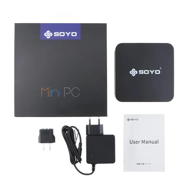 SOYO M4 PRO Mini PC Intel Twin Lake N150 Mini PC Computer PC Win11 Pro Mini PC DDR4 16GB RAM 512GB ROM WiFi6 BT5.2 Desktop - Imagen 6